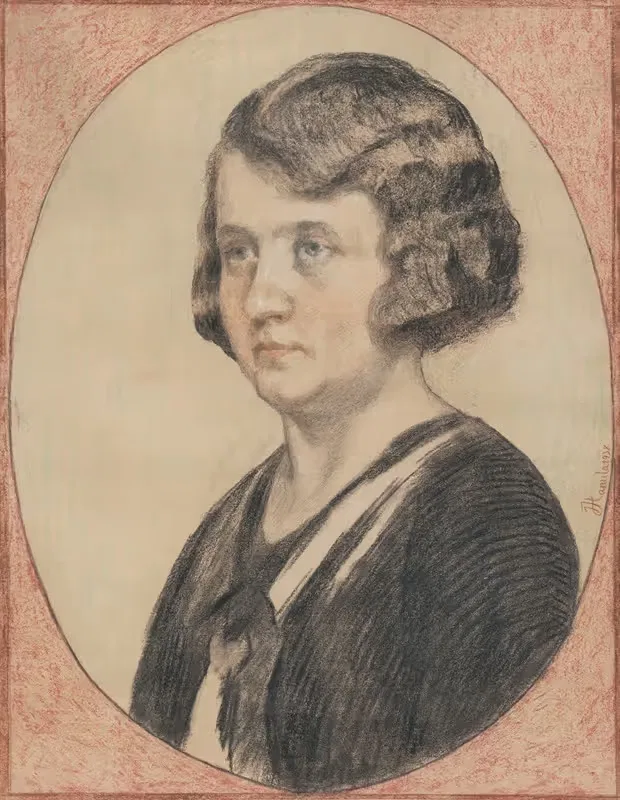 Portrét Márie Hanulovej — Jozef Hanula