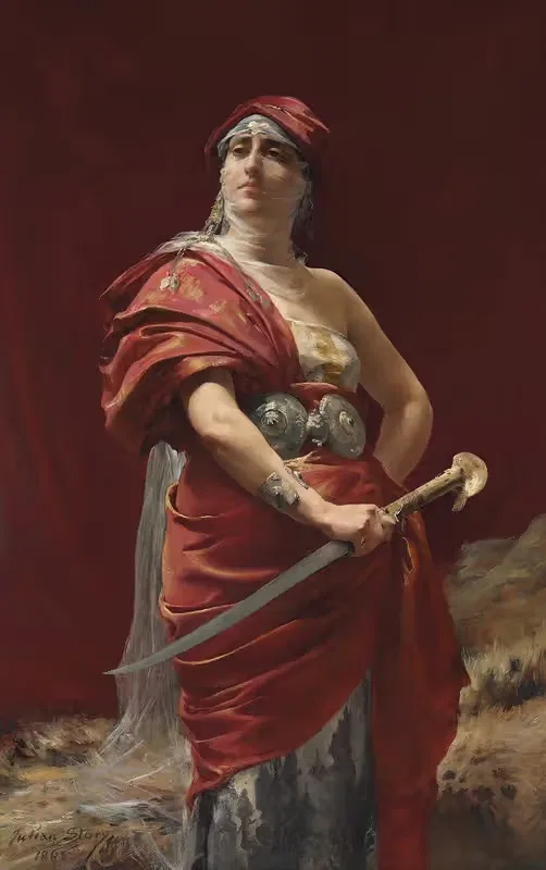 Трагичка by Джулиан Рассел Стори, 1885 — digital art print download