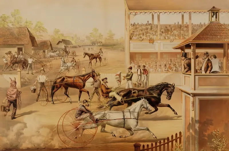 Ready for the Trot Bring up Your Horses — Louis Maurer