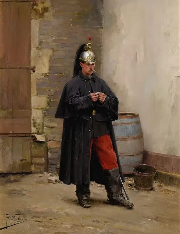 Отдых охранника by Поль Луи Нарсисс Гроллерон — digital art print download