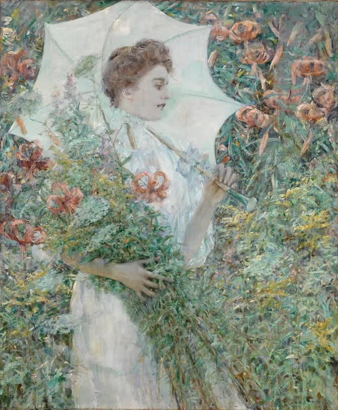 The White Parasol by Robert Reid — digital art print download
