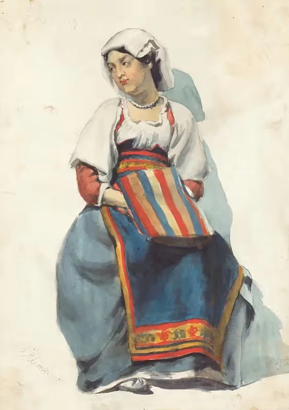 Женщина из Далмации II by Войтех Климкович, 1851–1853 — digital art print download