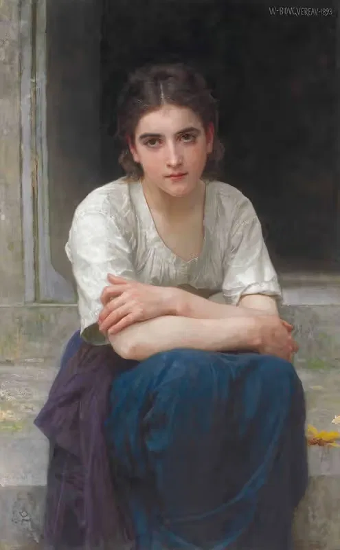 Ревери на пороге by Уильям Бугеро, 1893 — digital art print download