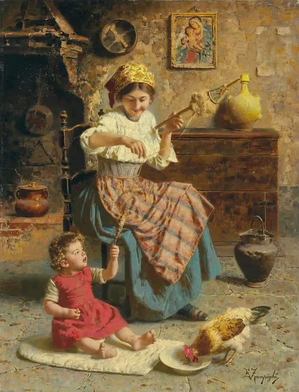 Spinning in the Kitchen by Eugenio Zampighi — digital art print download