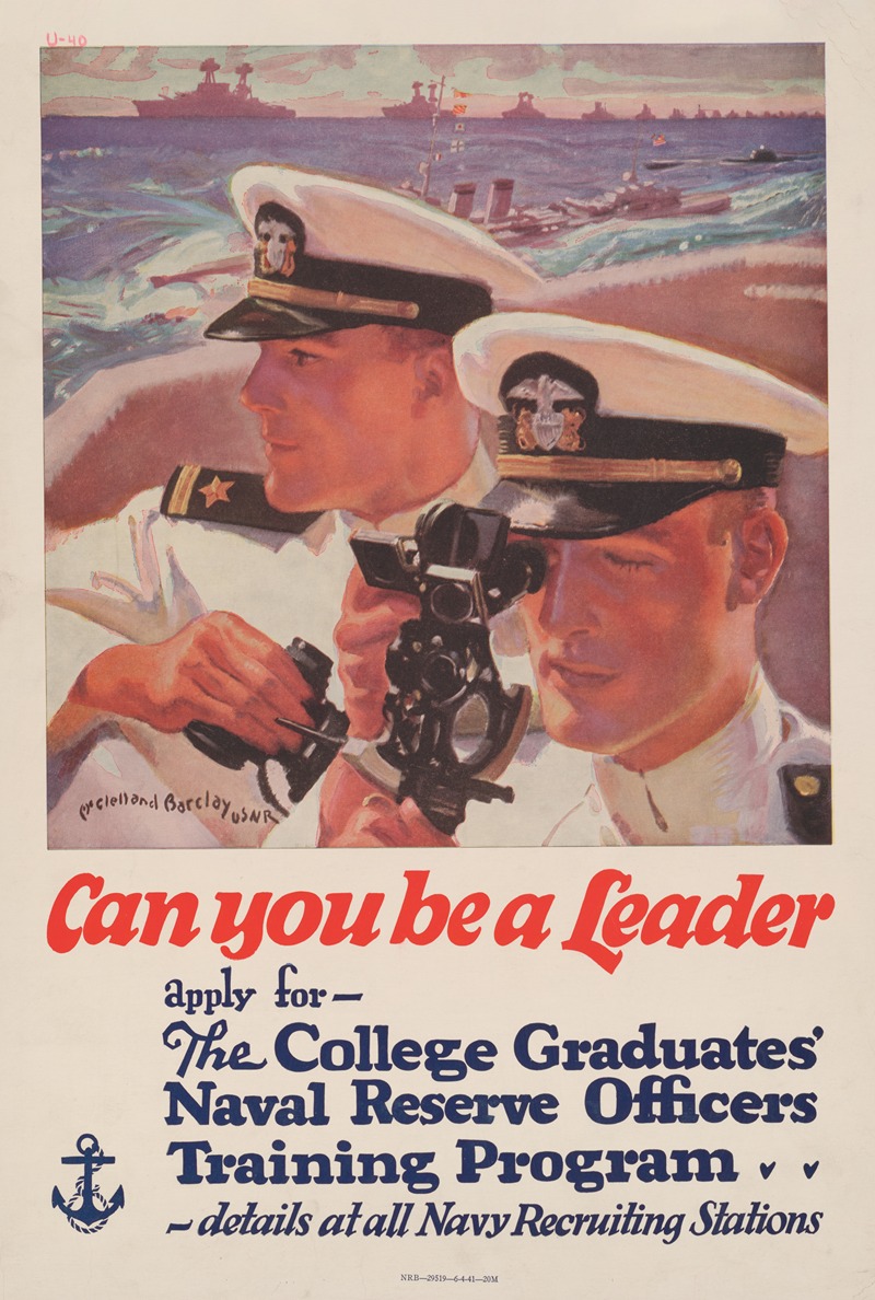 Can you be a leader by МакКлелланд Баркли, 1941 — digital art print download