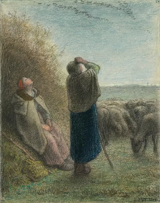 Le Passage des oies sauvages — Jean-François Millet