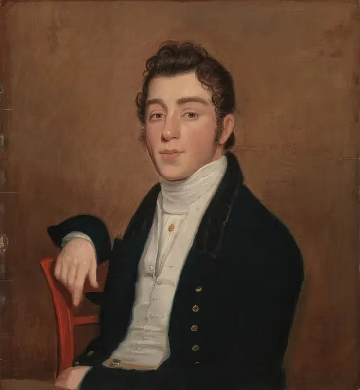 Portrait of Mendes Cohen — Joseph Wood