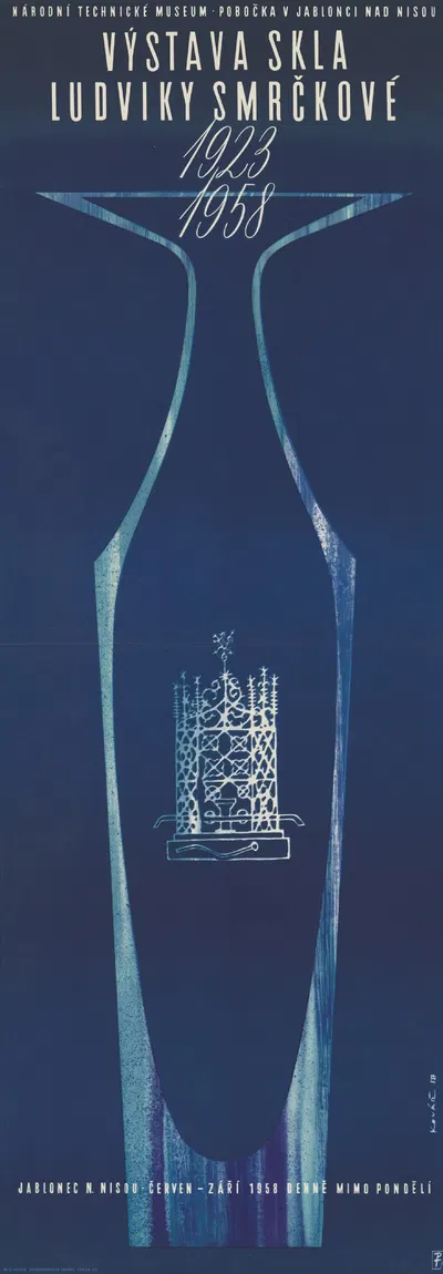Sklo Ludviky Smrčkovej by Владимир Коварж, 1958 — digital art print download
