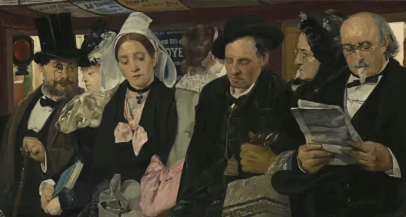 Омнибус by Пьер Карье-Бельёз, 1877 — digital art print download