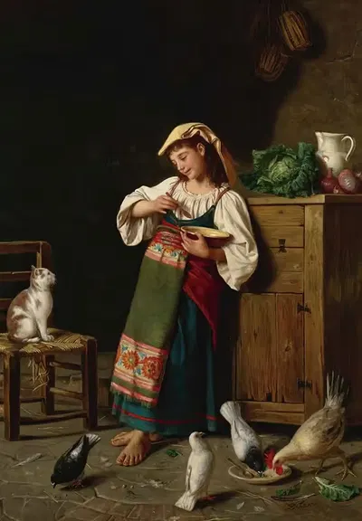 Время ужина by Давид Сани — digital art print download