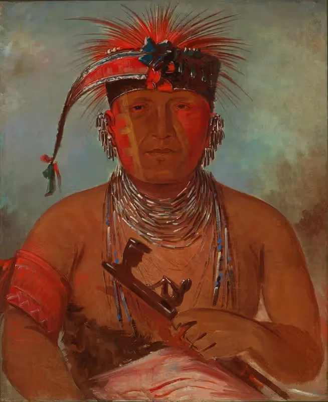 George Catlin, Wée-Ke-Rú-Law, He Who Exchanges — George Catlin
