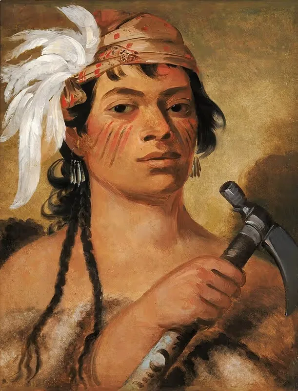Good Hunter, a Warrior by George Catlin, 1831 — digital art print download