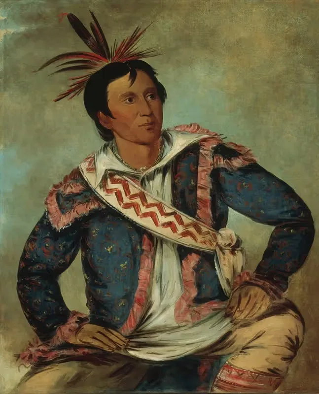 Ха-Тчу-Тук-Ни, щелкун, полукровка by Джордж Кэтлин, 1834 — digital art print download