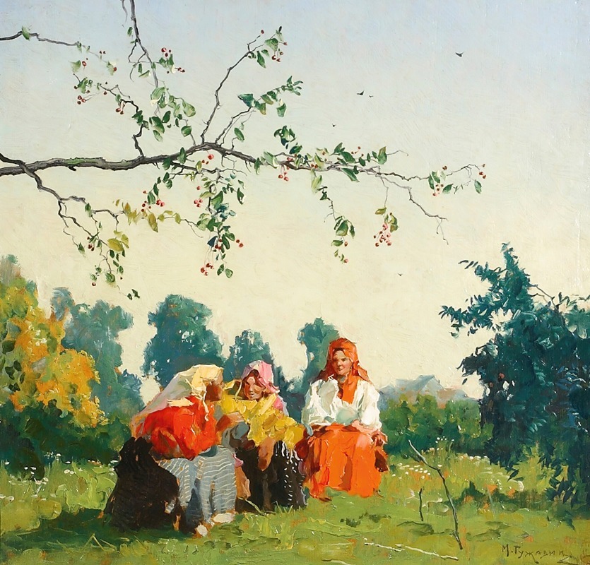 Сплетни by Михаил Маркелович Гужавин, 1927 — digital art print download