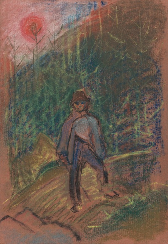 Пастушонок by Арнольд Петер Вайс-Кубинчан, 1930–1944 — digital art print download