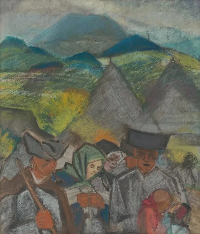 Из поля домов by Арнольд Петер Вайс-Кубинчан, 1930-1933 — digital art print download