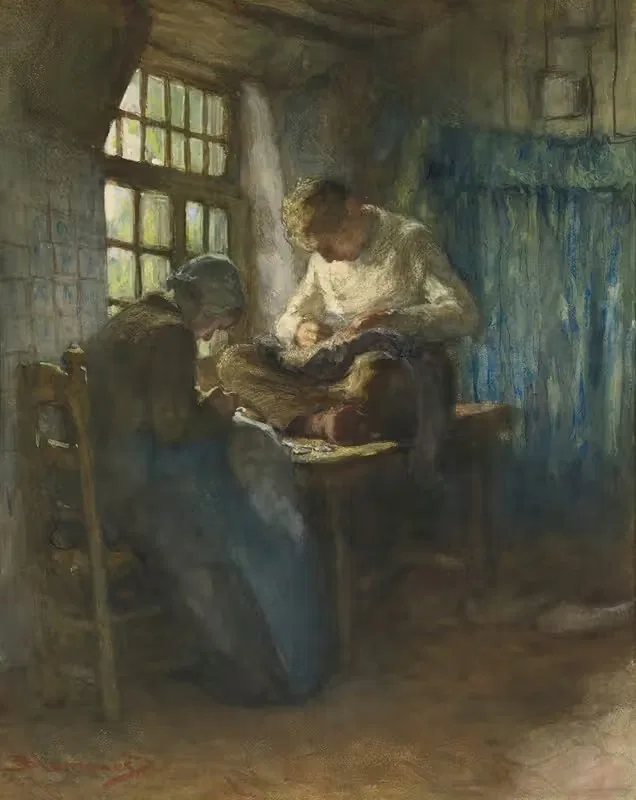 Деревенские портные by Бернардус Иоганнес Бломмерс — digital art print download