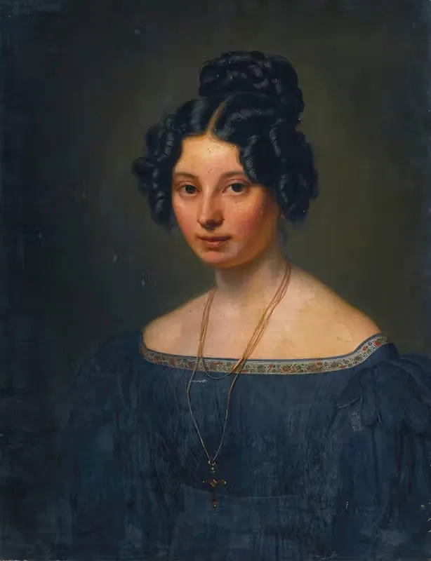 Анна Мазербиг by Карл Кристиан Фогель фон Фогельштейн, 1830 — digital art print download
