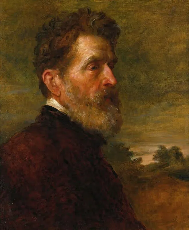 Portrait Of Major General Talbot — George Frederic Watts