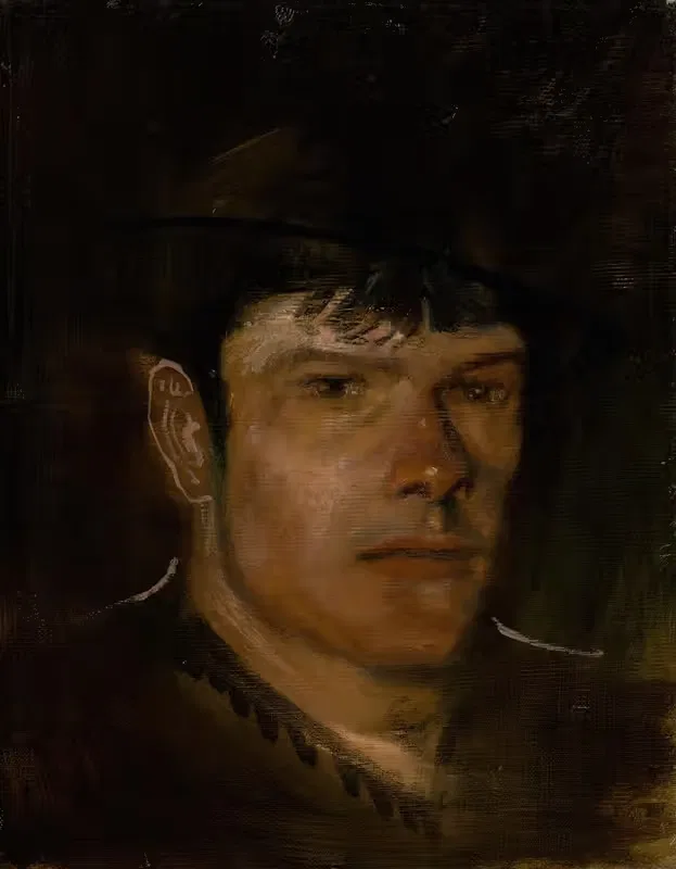 Парень с большим ухом и маленькой шляпой by Ладислав Меднянски, 1880–1900 — digital art print download