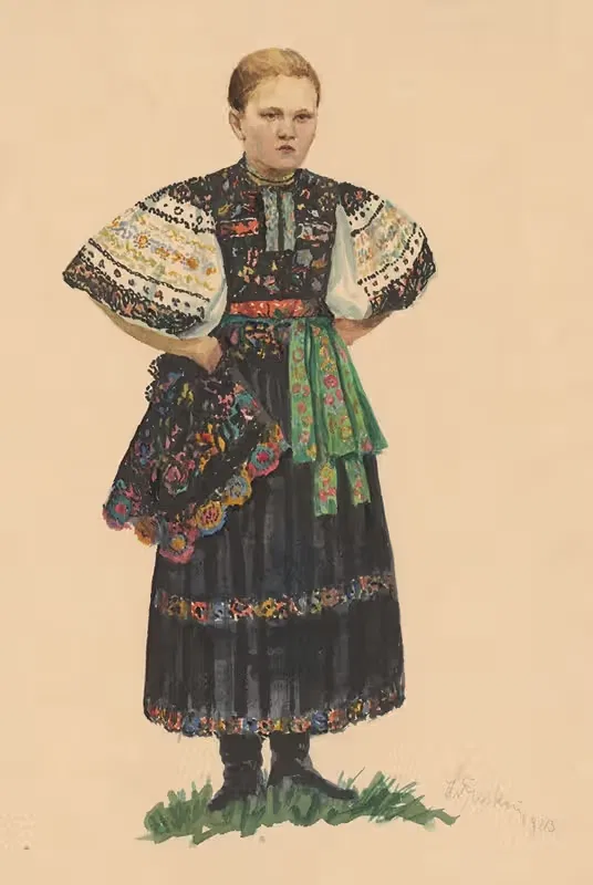 Дора Коношка из Очовой by Ладислав Тресконь, 1923 — digital art print download