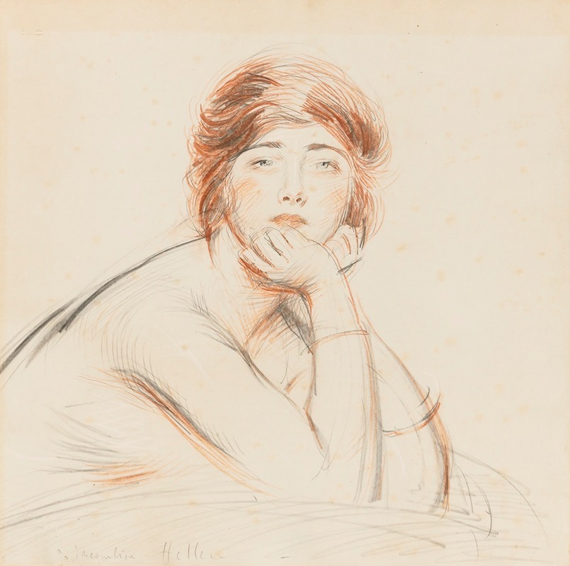 Portrait Of Jacqueline — Поль Сезар Элью