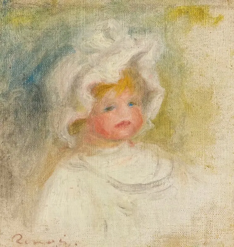 Portrait De Coco Renoir by Pierre-Auguste Renoir — digital art print download