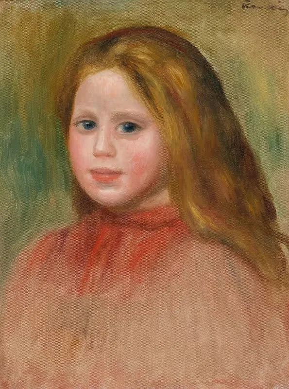 Portrait De Jeune Fille — Pierre-Auguste Renoir