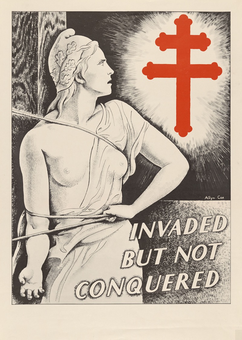 Invaded but not conquered by Allyn Cox — digital art print download