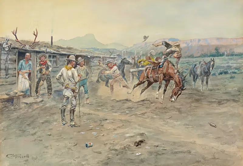 Нежный новичок by Шарль Марион Рассел, 1900 — digital art print download