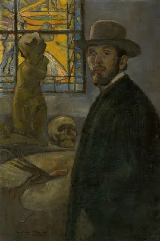 Автопортрет by Элемир Халяш-Градила, 1919 — digital art print download