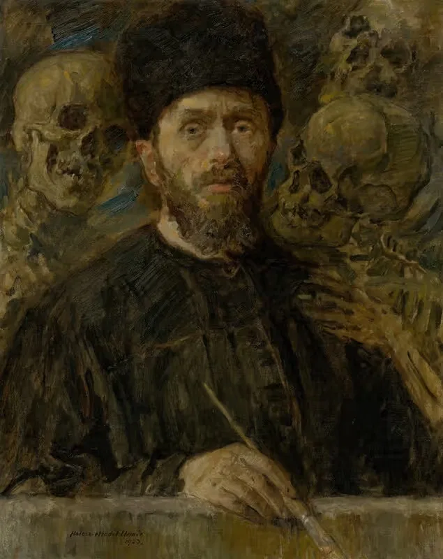 Автопортрет by Элемир Халяш-Градила, 1923 — digital art print download