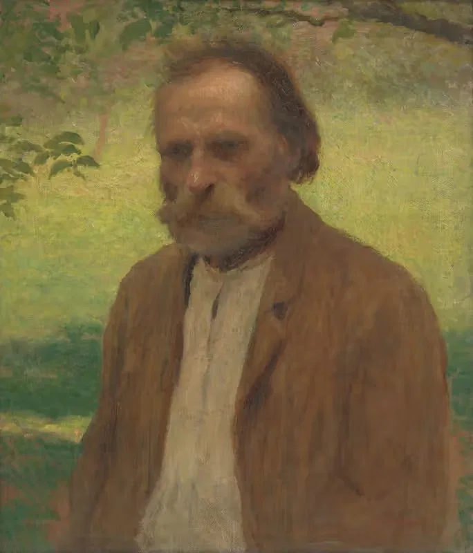 Starec v plenéri by Elemír Halász-Hradil, 1908 — digital art print download