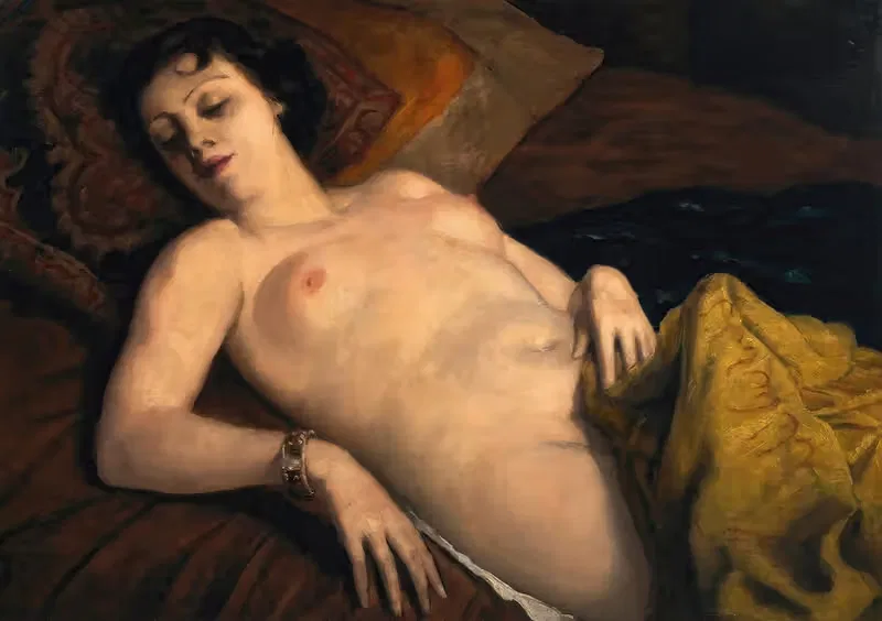 Nu Couché Au Bracelet by Emile Bernard — digital art print download