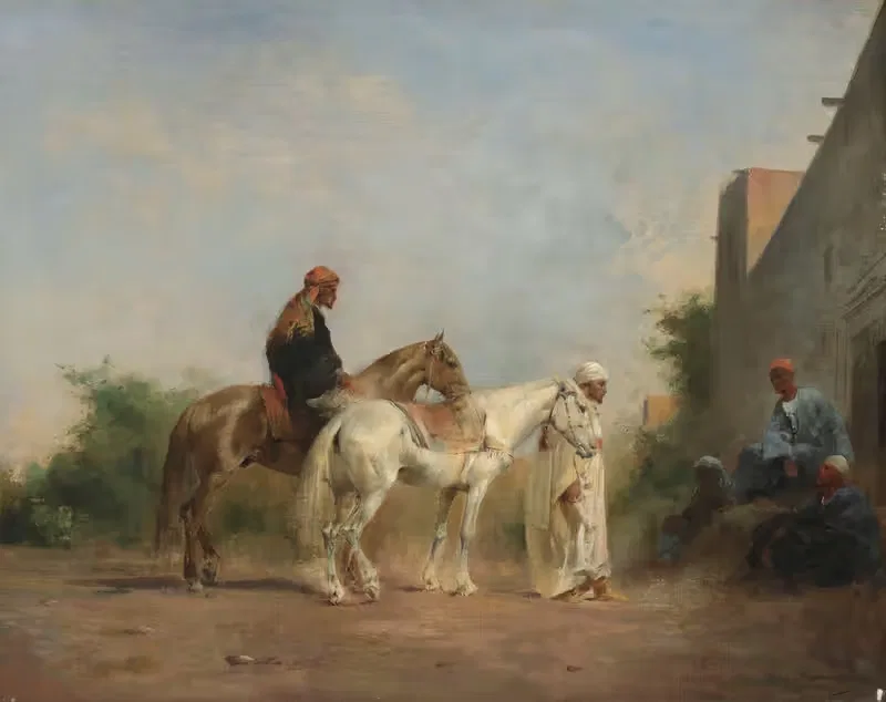 Horse traders — Eugène Fromentin