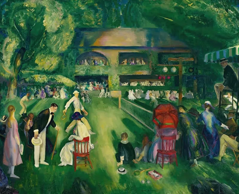Tennis At Newport — George Wesley Bellows