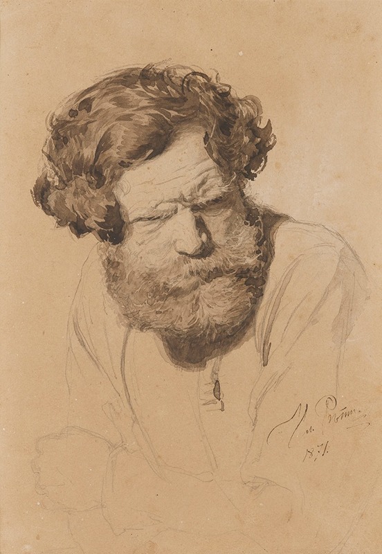 Portrait Of A Russian Peasant — Ilya Efimovich Repin