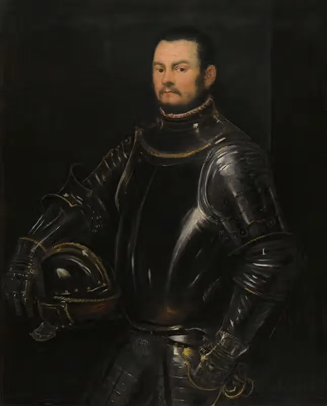 Portrait Of A Young Bearded Man — Jacopo Tintoretto