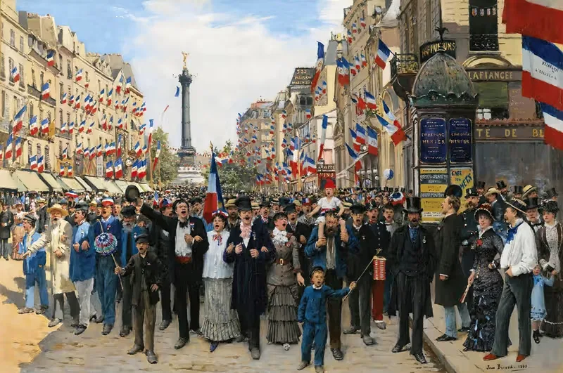 La Marseillaise by Jean Béraud, 1880 — digital art print download