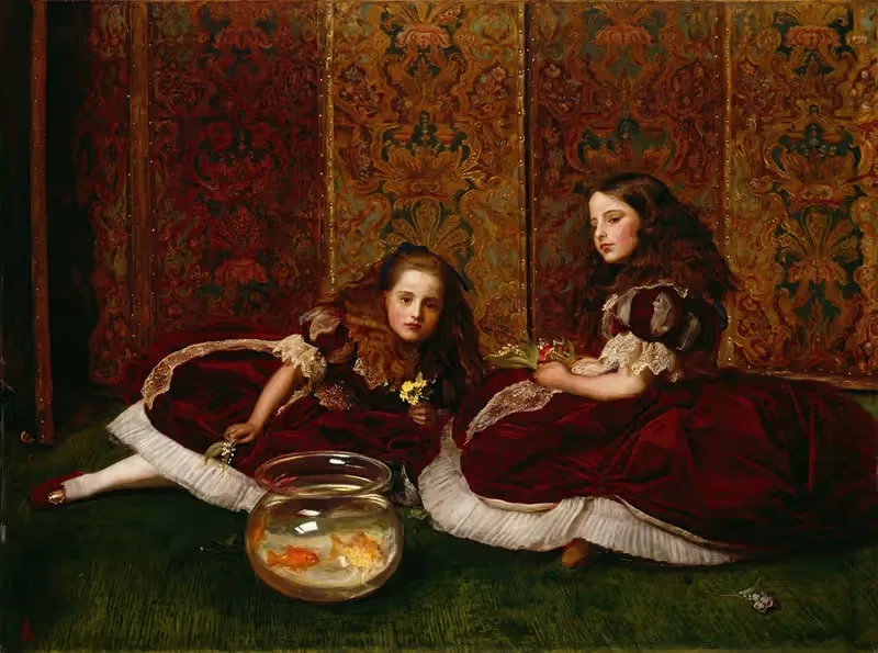 Часы досуга by Сэр Джон Эверетт Милле, 1864 — digital art print download