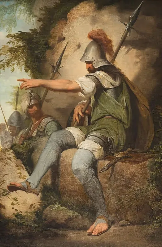 Bandit Taking up His Post by John Hamilton Mortimer — digital art print download