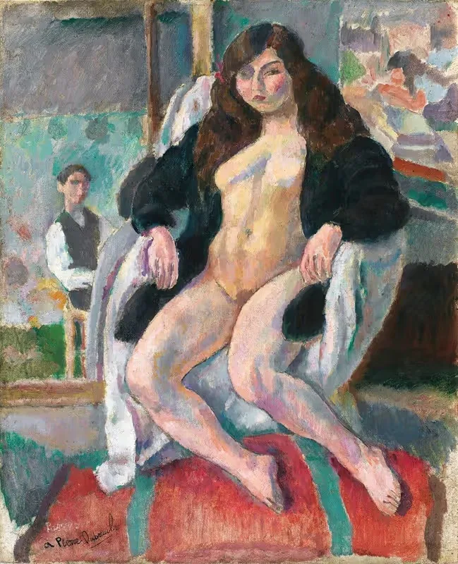 Художник и его модель by Жюль Паскин, 1910 — digital art print download