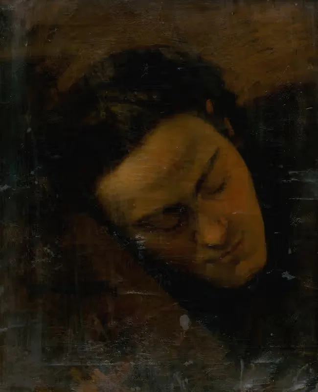 Изучение головы мужчины by Леопольд Хоровиц, 1870–1880 — digital art print download