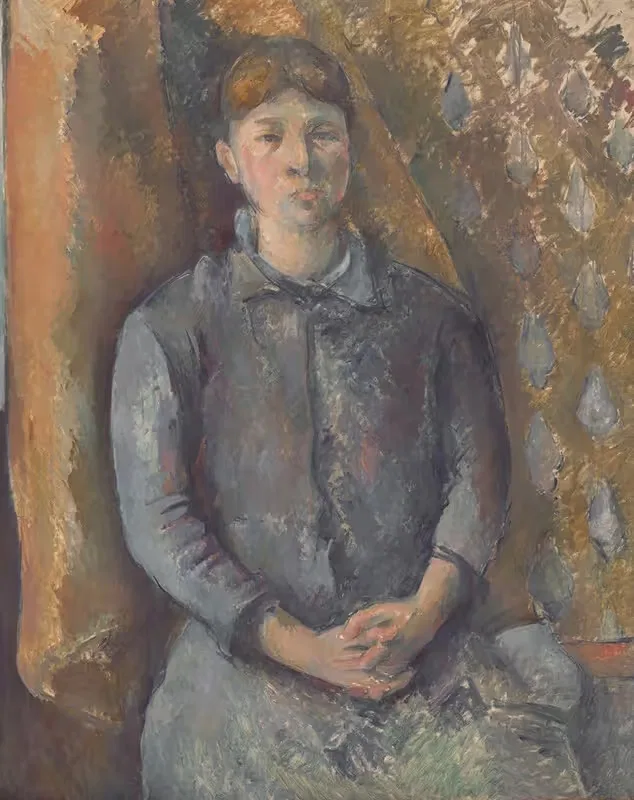 Madame Cézanne by Paul Cézanne, 1886 - 1887 — digital art print download