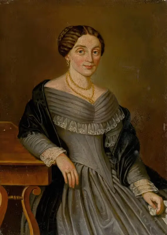 Портрет миссис Маковицкой by Питер Михал Богуня, 1859–1865 — digital art print download