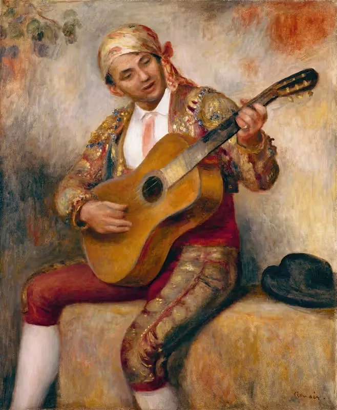 Испанский гитарист by Пьер-Огюст Ренуар, 1894 — digital art print download