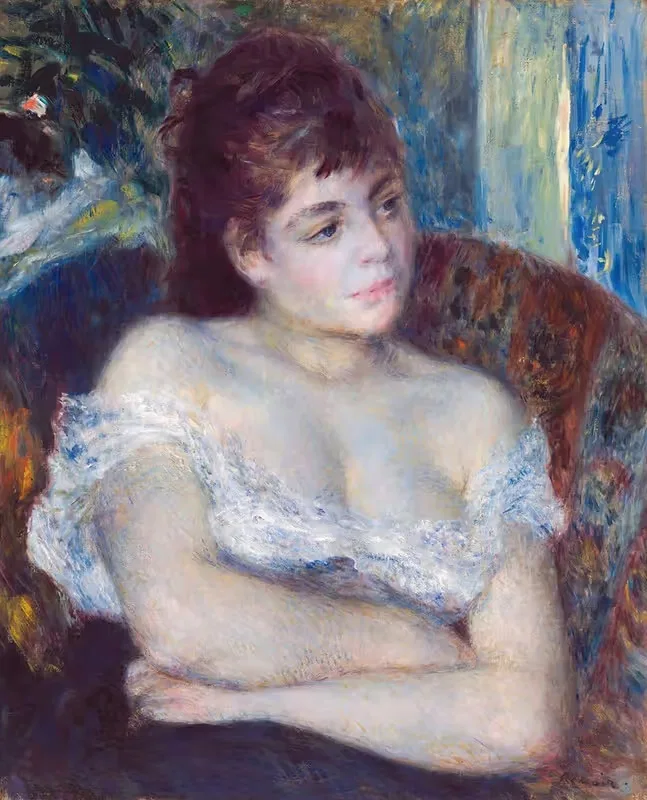 Woman in an Armchair — Pierre-Auguste Renoir