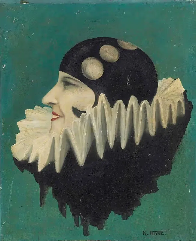 Голова Пьеретты by Р. Ферре, 1930 — digital art print download