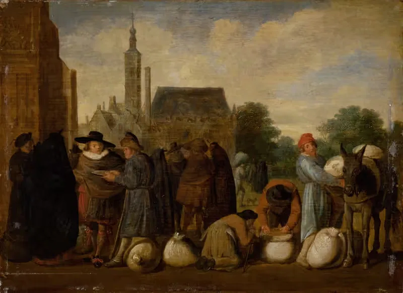 На рынке by Аноним, 1650–1660 — digital art print download