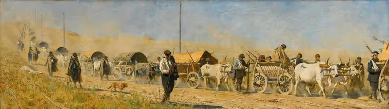 Transportation Of The Wounded — Vasily Vereshchagin